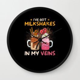 Milkshake Wall Clock