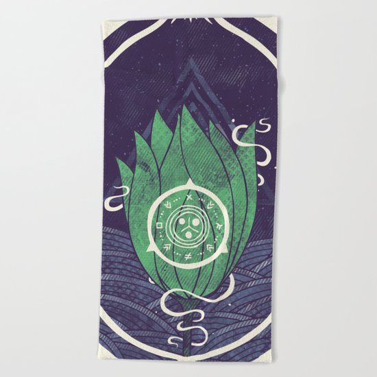 Pulsatilla Patens Beach Towel