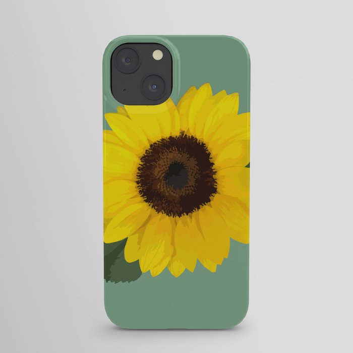 Simple Sunflower iPhone Case