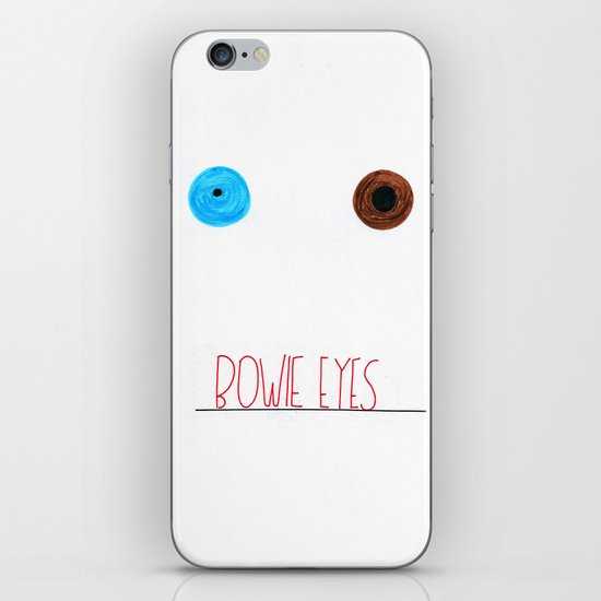Bowie Eyes iPhone Skin