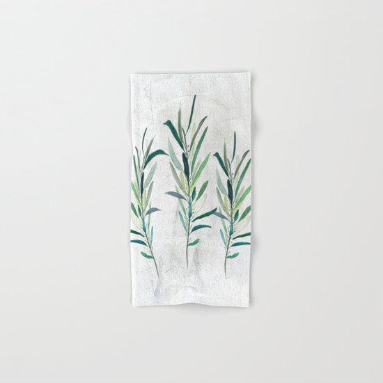 Eucalyptus Branches Hand & Bath Towel