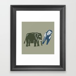 elephant  Framed Art Print