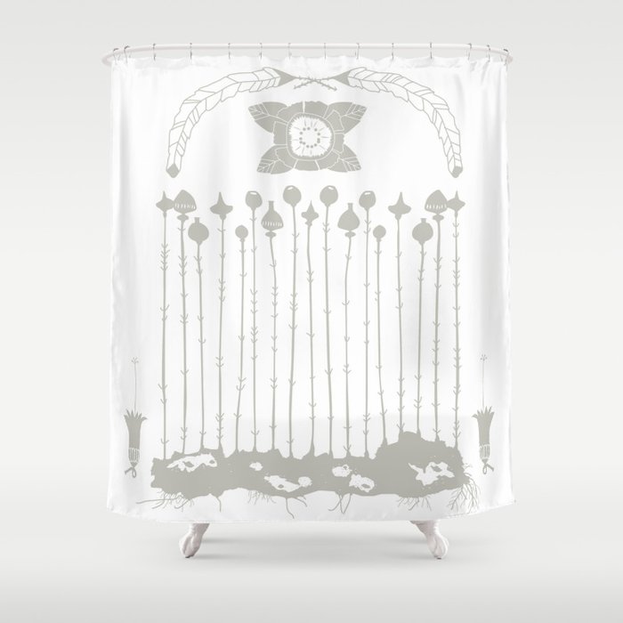 Tall pods - things of this nature Shower Curtain