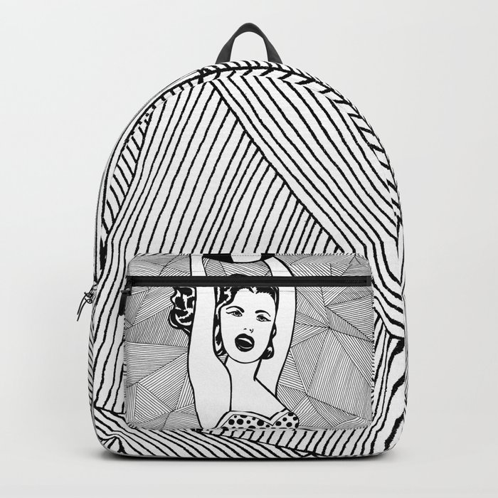 Roy Lichtenstein - Girl with ball Backpack