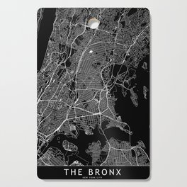 The Bronx Black Map Cutting Board