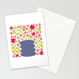 Flower Pot Stationery Card