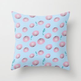 Bubble Seahorses Throw Pillow