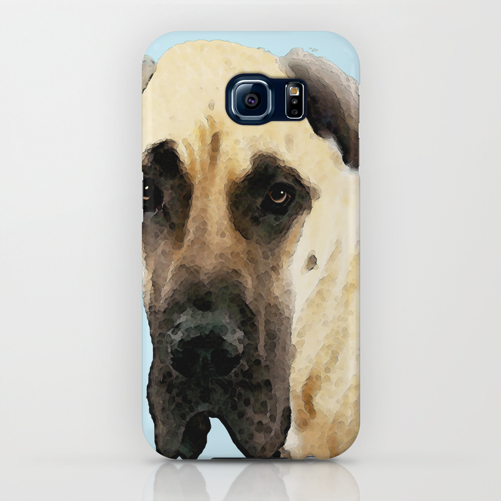 Great Dane Art Dog Painting By Sharon Cummings Iphone Case By