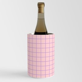 Grid Lavender and Pink Wine Chiller