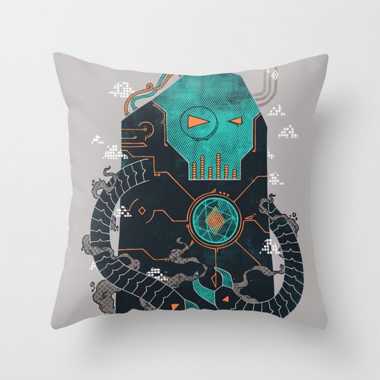 Operate, Annihilate Throw Pillow