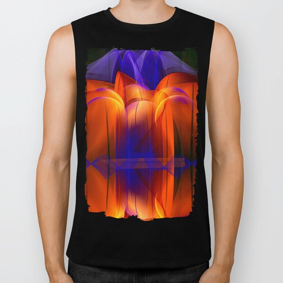 Abstract Energy Biker Tank