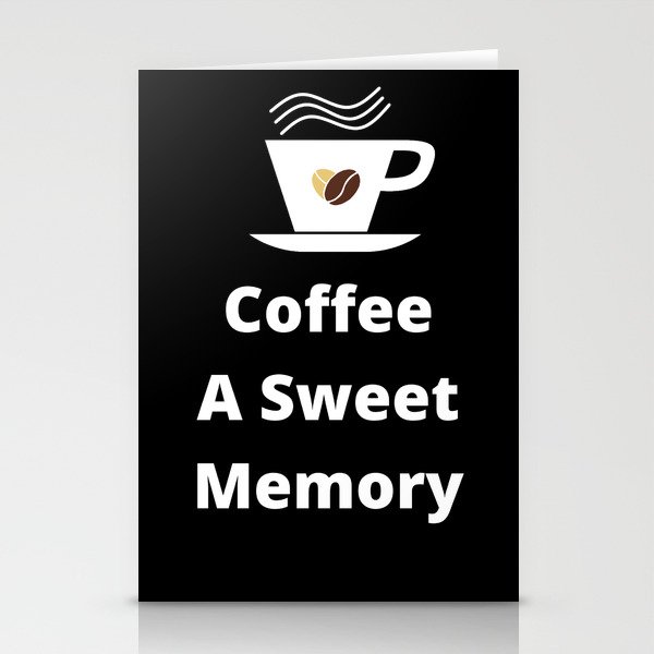 Coffee Sweet Memory Stationery Cards