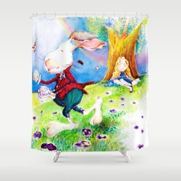Alice in my Wonderland Shower Curtain