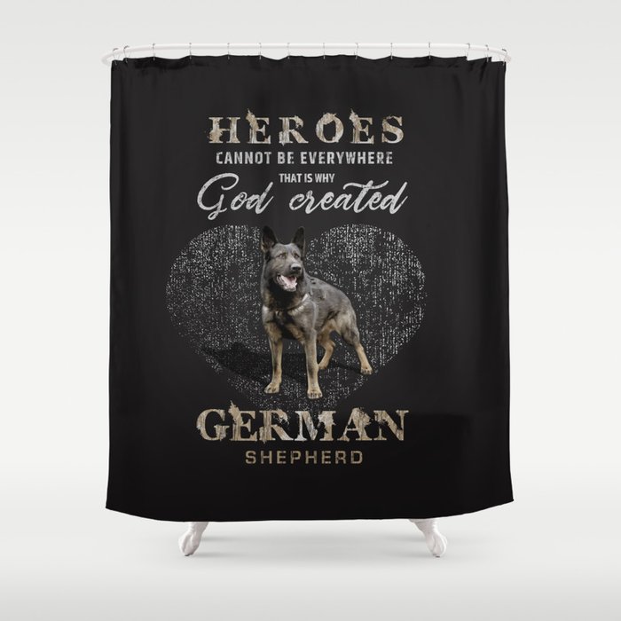 German Shepherd Dog  - GSD Shower Curtain
