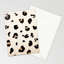 Leopard pattern Stationery Cards