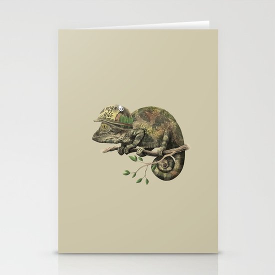 Born to Hide Stationery Cards