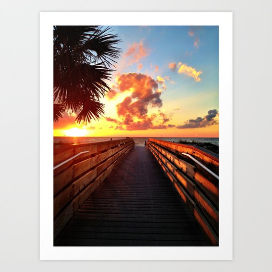 Lead me to the sun Art Print