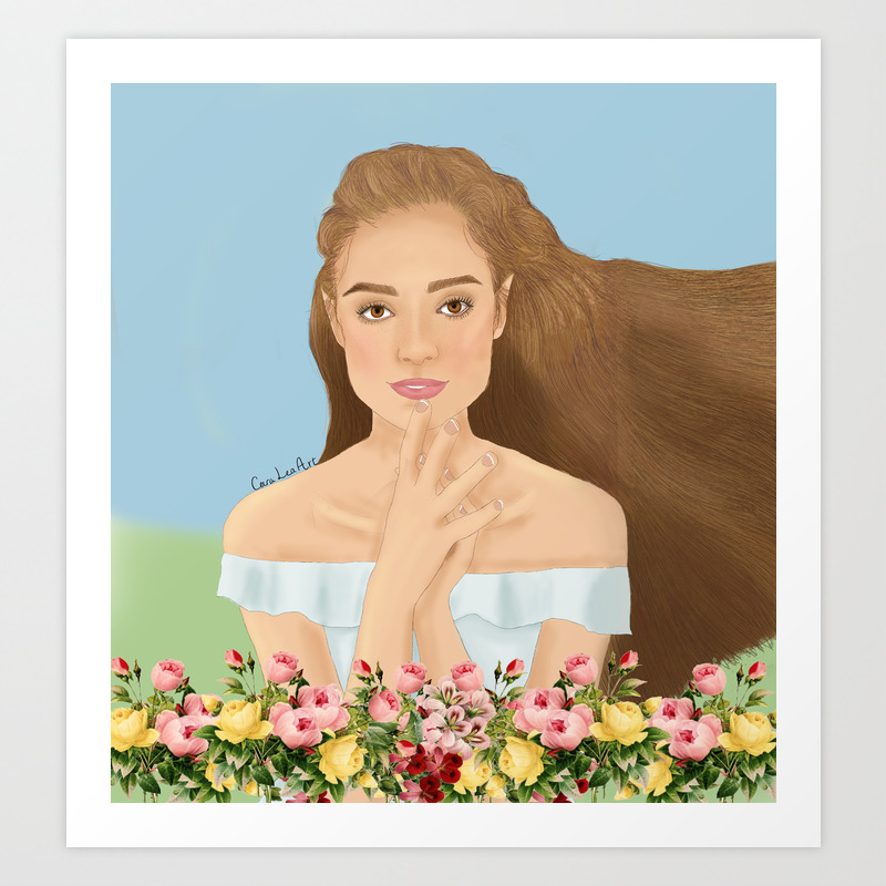 Elain Archeron Realistic Art Print By Court Of Stars Society6 Elriel elain archeron & azriel, the a court of thorns and roses series. elain archeron realistic art print by court of stars