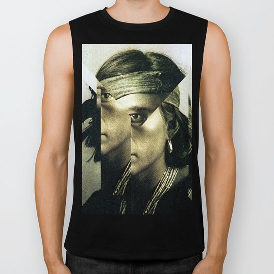 Indian Fragment Biker Tank