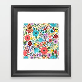 Ladybug Madness Framed Art Print