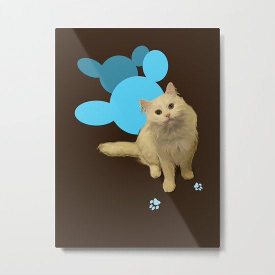 Sweet cat Metal Print