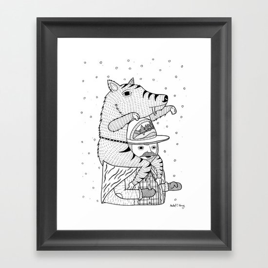 More on the topic of winter hats Framed Art Print