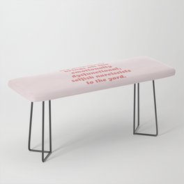 My Milkshake Brings Narcissists Cynical Quote Bench