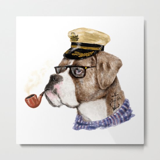 Mr.Boxer Metal Print