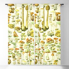 Adolphe Millot "Mushrooms" 2. Blackout Curtain