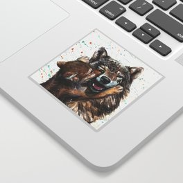 Wolf - Father and Son Sticker