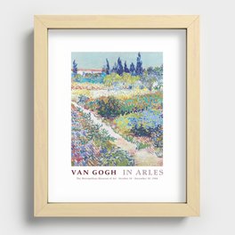 Vincent van Gogh Art Exhibition Recessed Framed Print