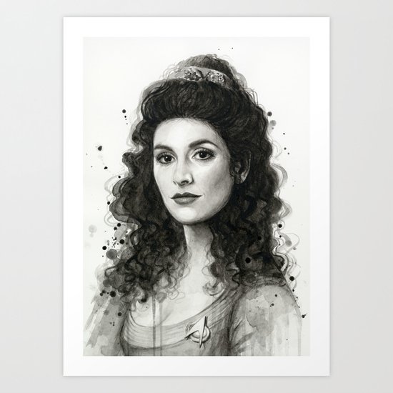 Deanna Troi Art Print