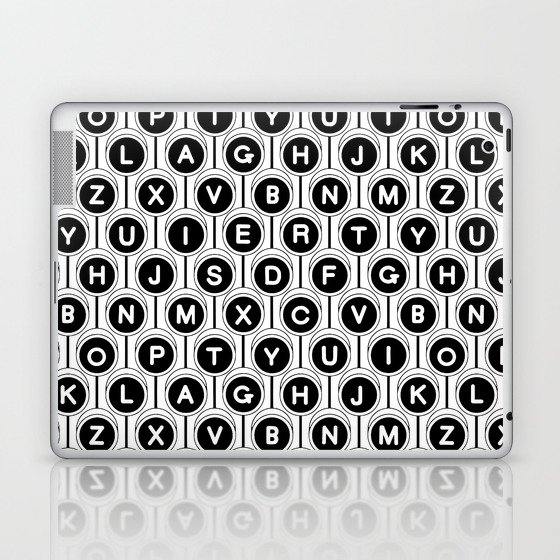 Typewriter Key Laptop & iPad Skin
