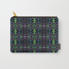 Liquid Light Series 113 ~ Colorful Abstract Fractal Pattern Carry-All Pouch