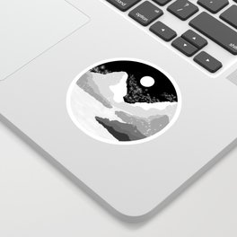 Lunar Landscape Sticker
