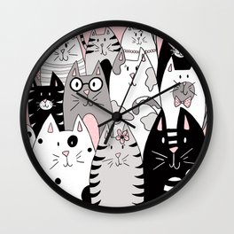 Cool Cats Wall Clock