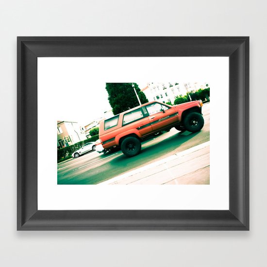 Vroom Framed Art Print