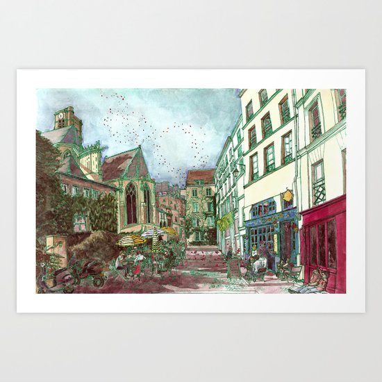 Parisia Art Print