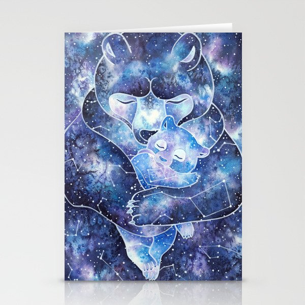 Ursa Major And Ursa Minor Stationery Cards By Notadinotte Society6
