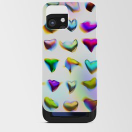 Distorted Hearts iPhone Card Case
