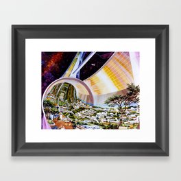 Cutaway View, Stanford Torus Framed Art Print