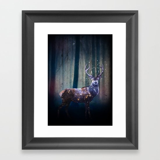 Deep In The Woods Framed Art Print