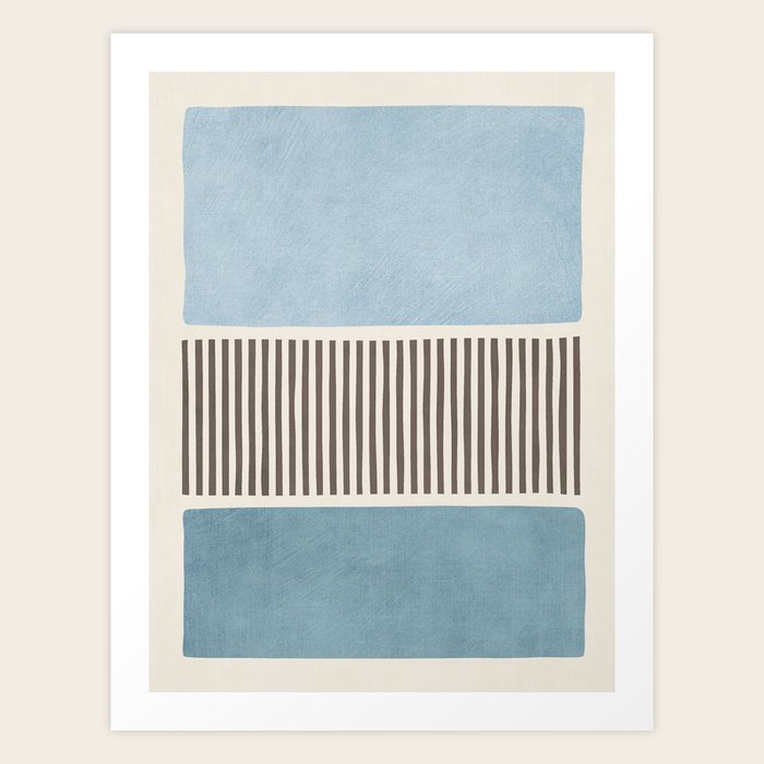 50's USA Light Blue ×Light Gray Art Sand Dollar Framed Art - Light Blue – Cailini Coastal