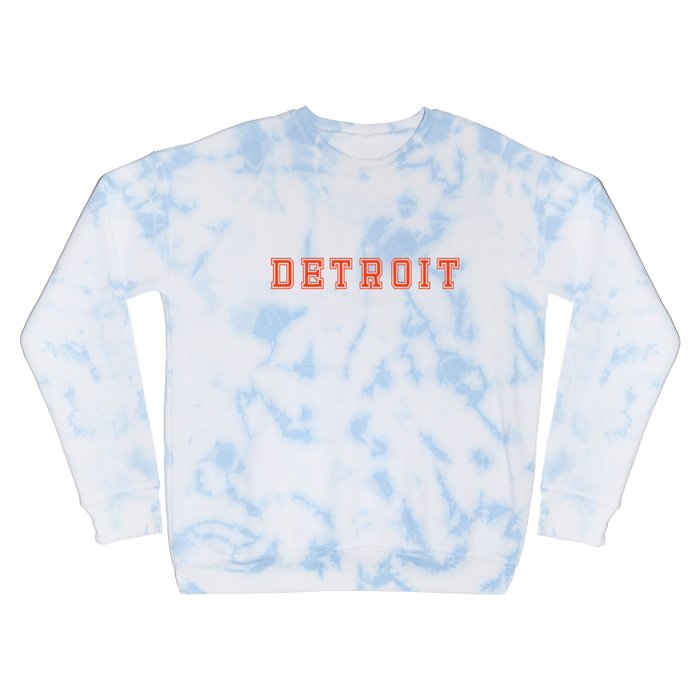 Detroit - Orange Crewneck Sweatshirt