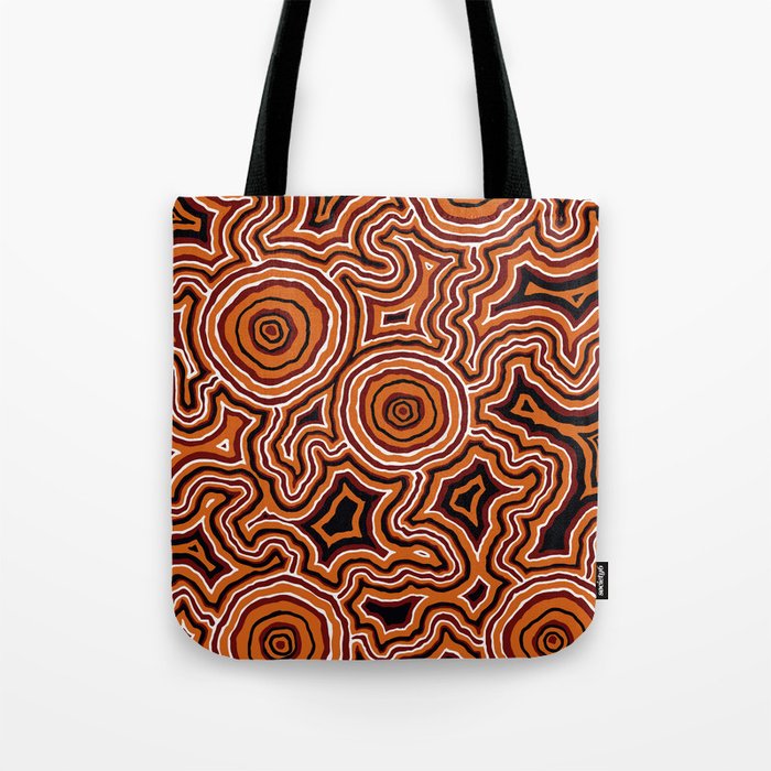 Authentic Aboriginal Art - Pathways Tote Bag
