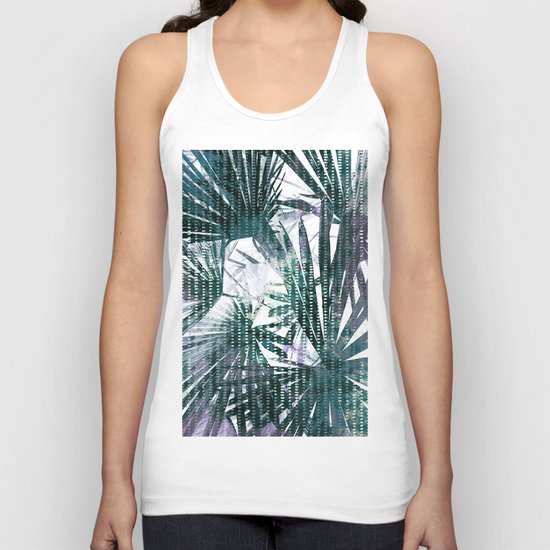 Fan Palms Theme Unisex Tank Top