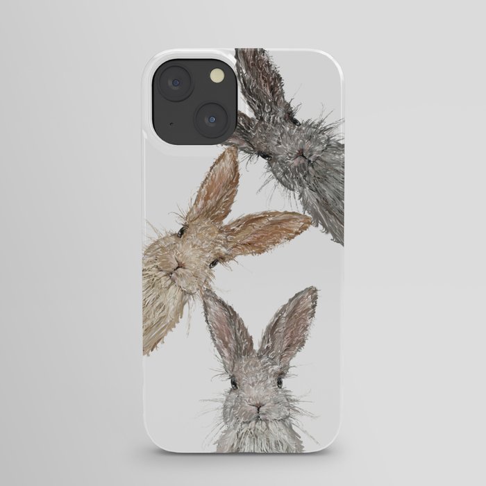 Triple Bunnies iPhone Case