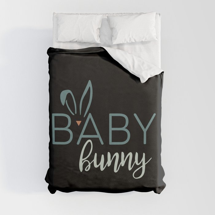 Cute Baby Bunny Easter Duvet Cover