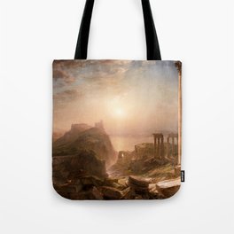 Frederic Edwin Church - Syria by the Sea - Hudson River School Oil Painting Tote Bag