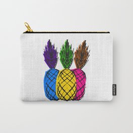 Pineapple 3 Colors Carry-All Pouch | Birthday, Vacation, Day, Funny, Summer, Hawaiian, Green, Aloha, Perfect, Wear 